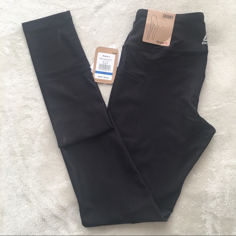 Reebok Training Yoga Pants with Side Pocket
